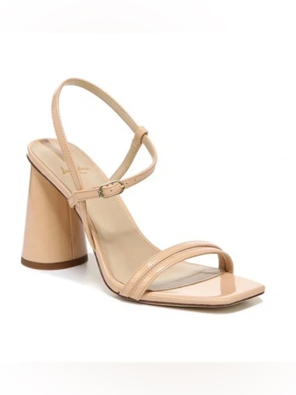 NWOT Sam Edelman Kia Nude Ankle Strap Block Heel size 7